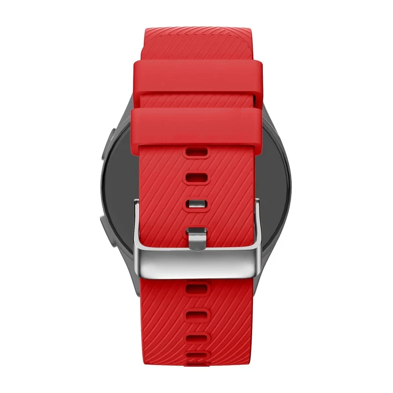 Bandz Oozoo Smartwatch 20mm Silikonarmband 'Deluxe' (Rot)