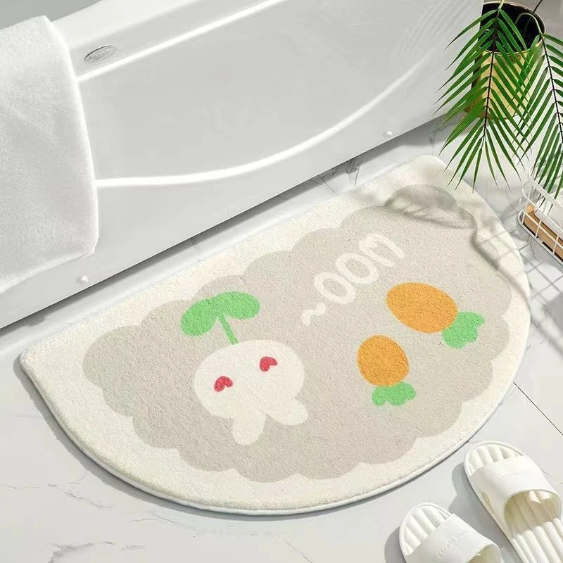 Floral Print Badezimmermatte für Zuhause
