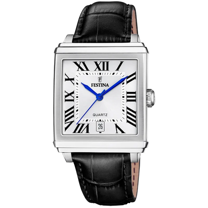 Festina On the Square F20681/1 Herrenuhr • Quarzwerk • Eckiges Gehäuse
