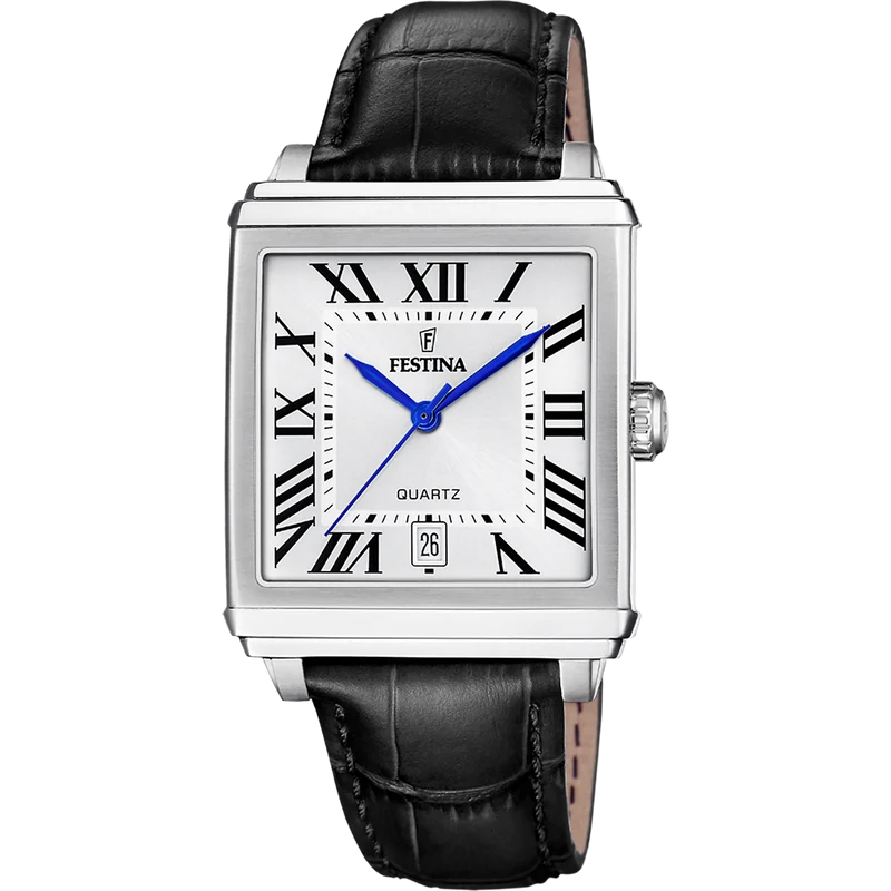 Festina On the Square F20681/1 Herrenuhr • Quarzwerk • Eckiges Gehäuse