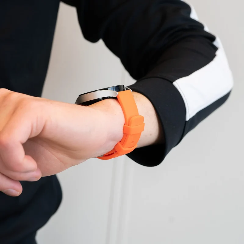 Bandz Oozoo Smartwatch 20mm Silikonarmband 'Deluxe' (Orange)
