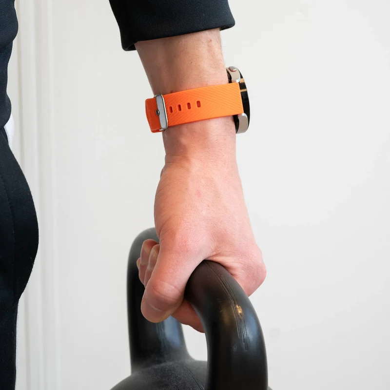 Bandz Oozoo Smartwatch 20mm Silikonarmband 'Deluxe' (Orange)