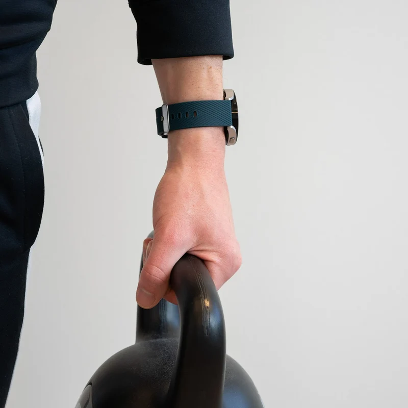 Bandz Oozoo Smartwatch 20mm Silikonarmband 'Deluxe' (Dunkelgrün)