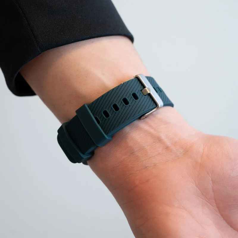 Bandz Oozoo Smartwatch 20mm Silikonarmband 'Deluxe' (Dunkelgrün)