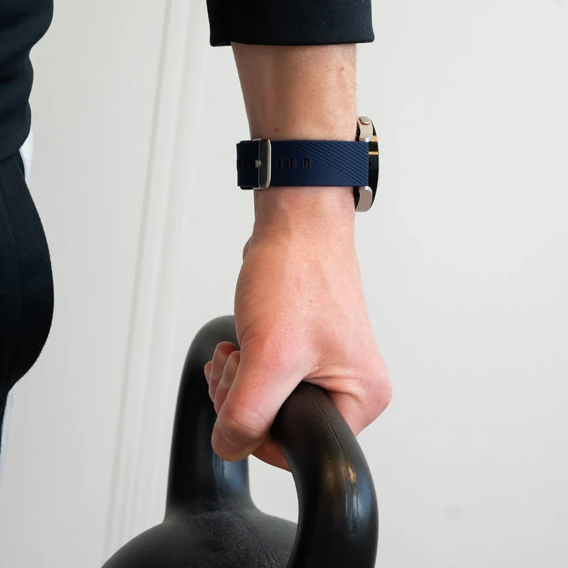Bandz Oozoo Smartwatch 20mm Silikonarmband 'Deluxe' (Dunkelblau)