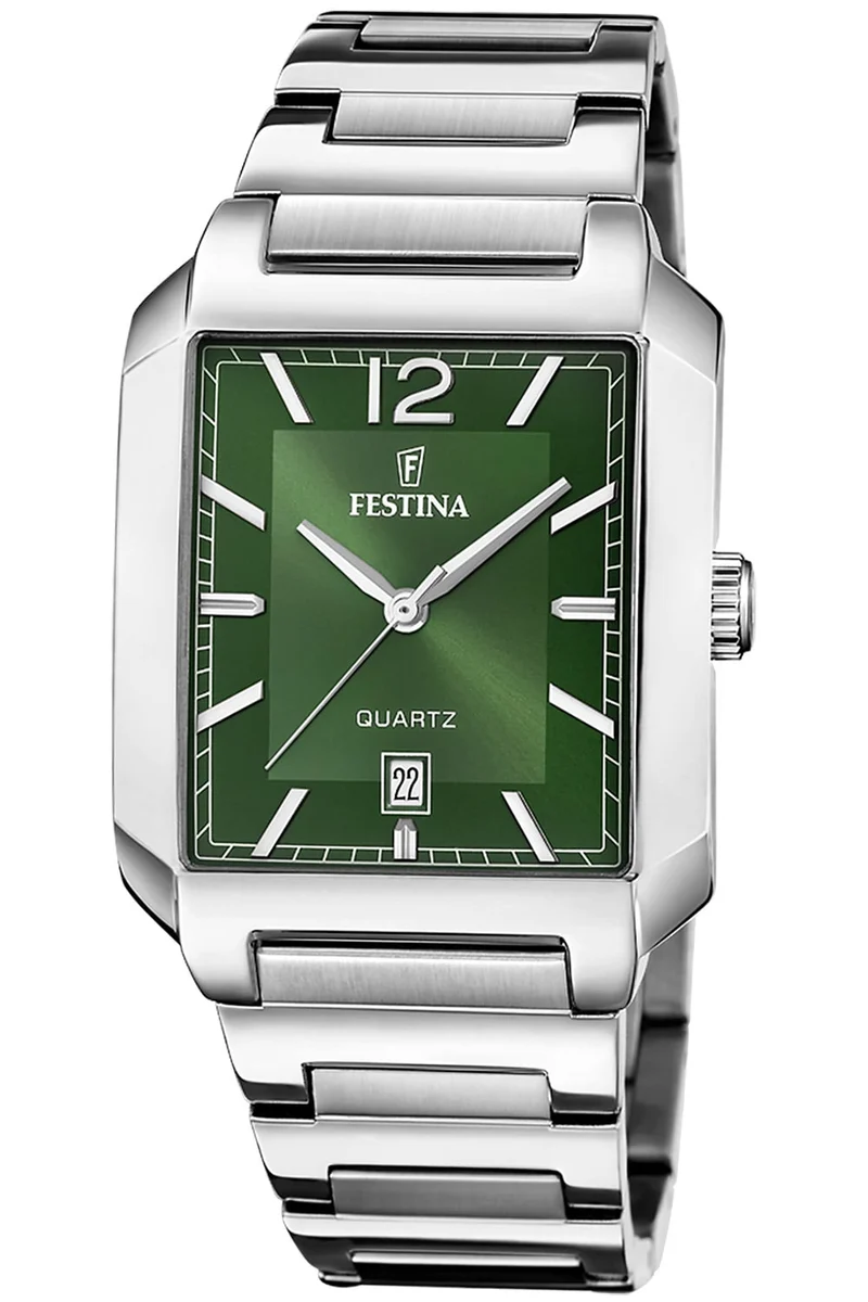 Festina On the Square F20677/5 Herren • Quarzwerk • Rechteckiges Gehäuse