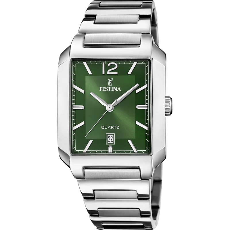 Festina On the Square F20677/5 Herren • Quarzwerk • Rechteckiges Gehäuse