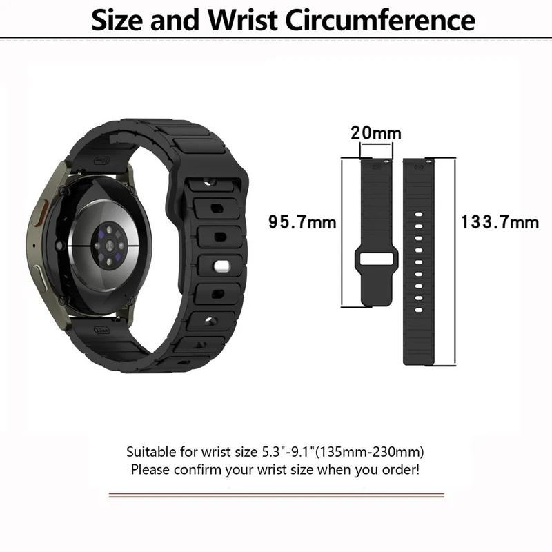 Mega Bequem Universell Silikon Universell Armband