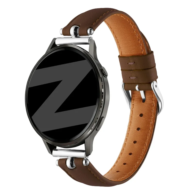 Bandz Levowatch Tiny Lederarmband 'Bullet' (Braun)