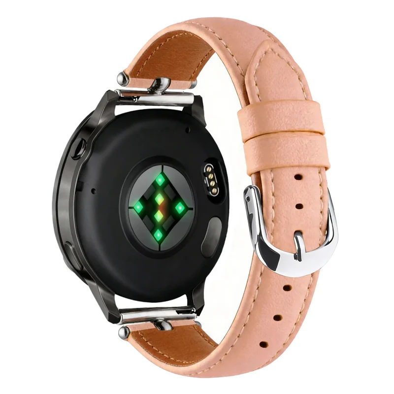 Bandz Oozoo Smartwatch 20mm Lederarmband 'Bullet' (Rosa)