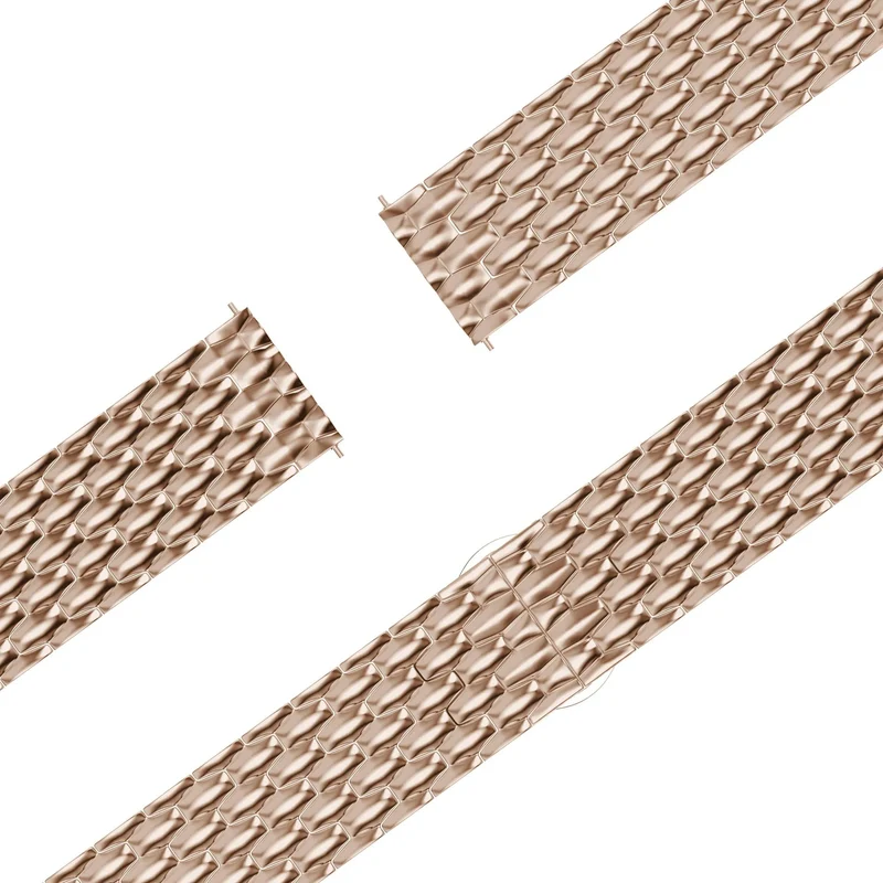 Bandz Oozoo Smartwatch 20mm Stahlarmband 'Dragon' (Roségold)