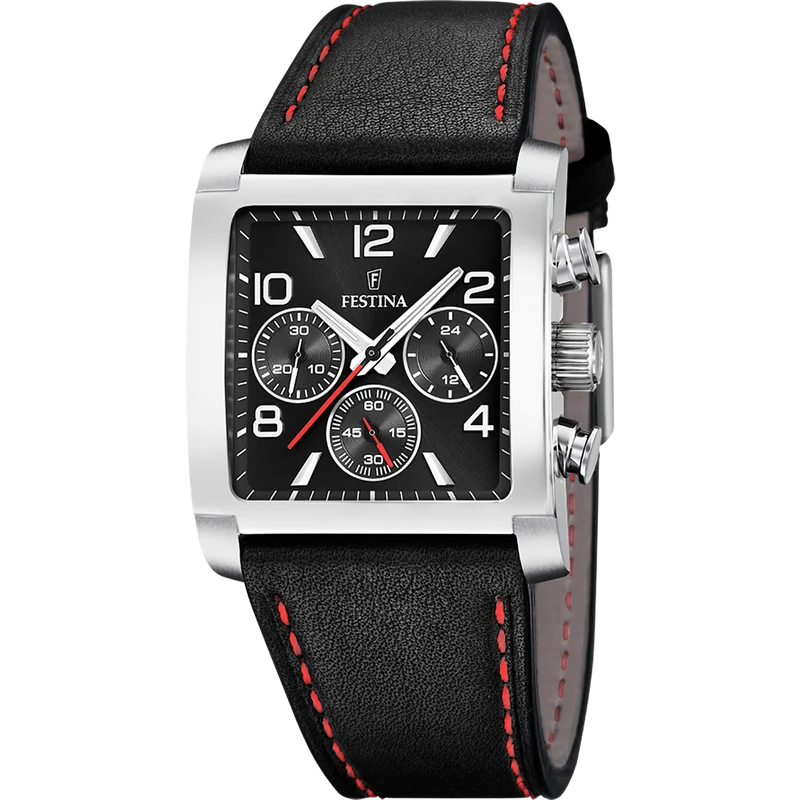 Festina Timeless F20653/3 Herrenuhr • Chronograph • Mineralglas