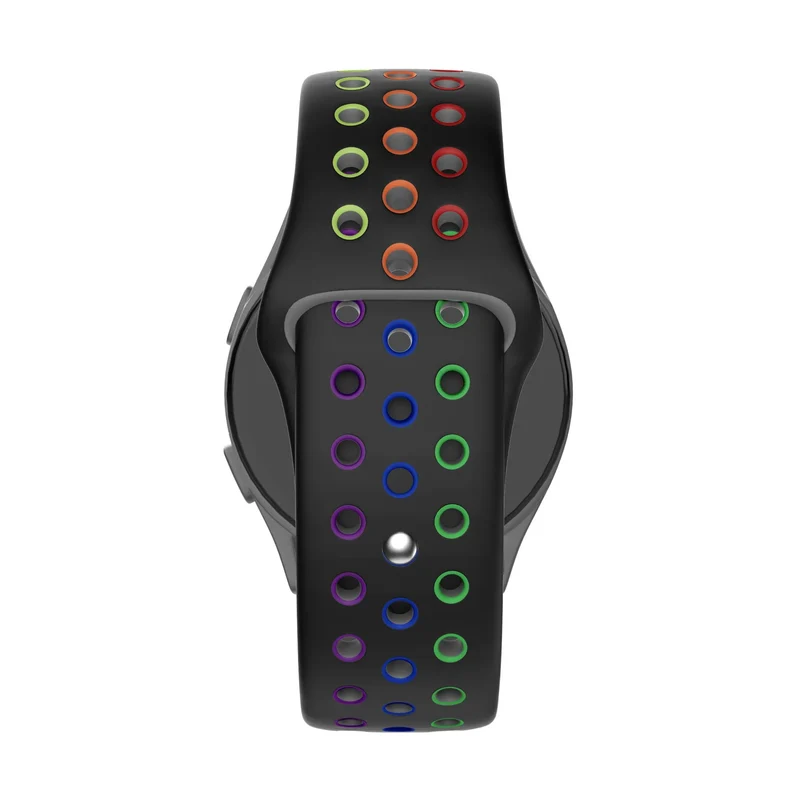 Bandz Oozoo Smartwatch 20mm Sportarmband 'Deluxe' (Schwarz/Bunt)