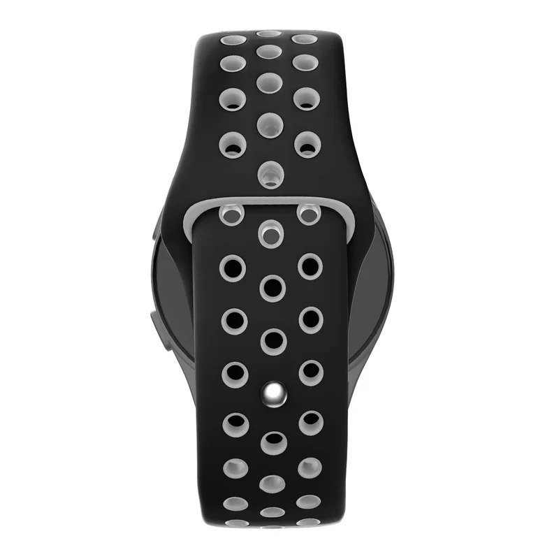 Bandz Oozoo Smartwatch 20mm Sportarmband 'Deluxe' (Schwarz/Grau)