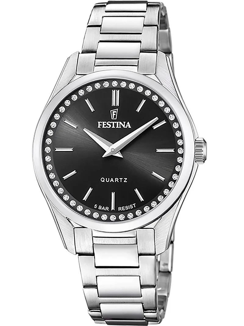 Festina Mademoiselle F20583/4 Damen Armbanduhr Silber • Mineralglas • Quarzwerk