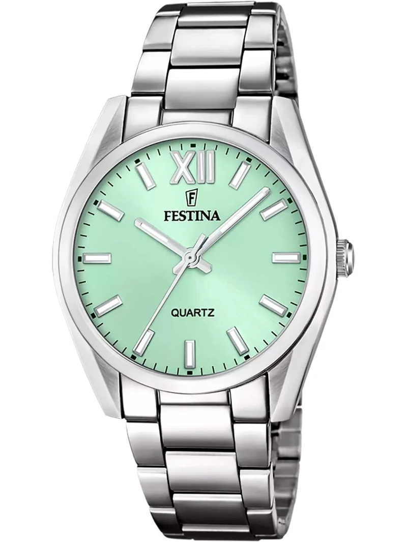 Festina Boyfriend F20622/7 Damenuhr Grün • Mineralglas • 5 ATM Wasserdicht