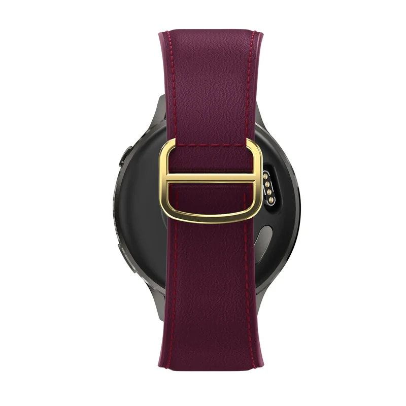 Bandz Withings Steel HR Sport Lederarmband 'D-Type' (Wrinrot)