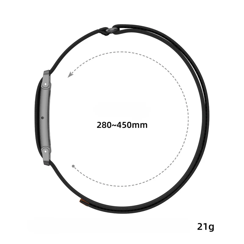 Fitbit Air Biceps Nylon Armband (Schwarz)