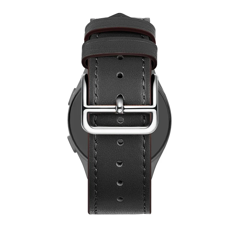 Bandz Oozoo Smartwatch 20mm Lederarmband 'Deluxe' (Schwarz)