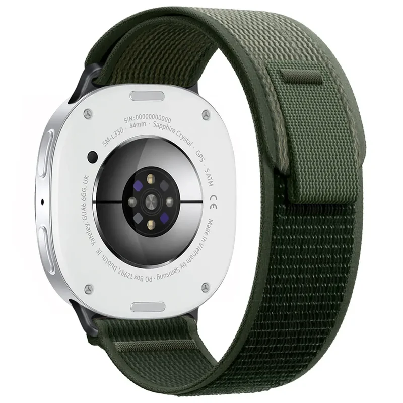 Samsung Galaxy Watch 8 Classic Trail Nylonarmband (Armeegrün)