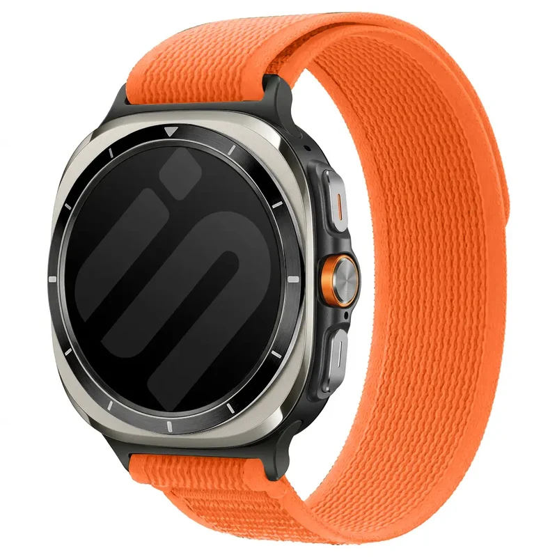 Samsung Galaxy Watch Ultra 2 Trail Nylonarmband (Orange)