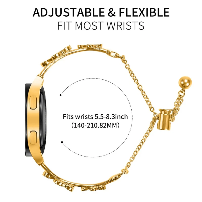 Modisch Garmin Instinct 2S Metall Armband