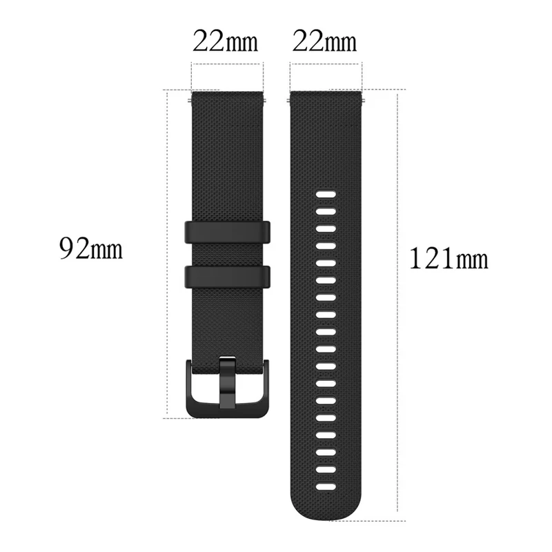 Wirklich Angenehm Samsung Galaxy Watch 3 (45mm) / ASUS Zenwatch 2 Large Silikon Universell Armband