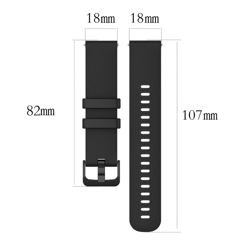 Super Süß Garmin Vivomove 3S / Garmin Vivoactive 4S Silikon Universell Armband