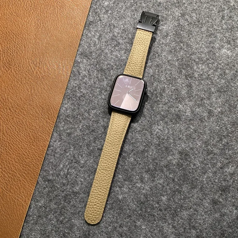 Mega Cool Apple Smartwatch Echtes Leder Universell Armband