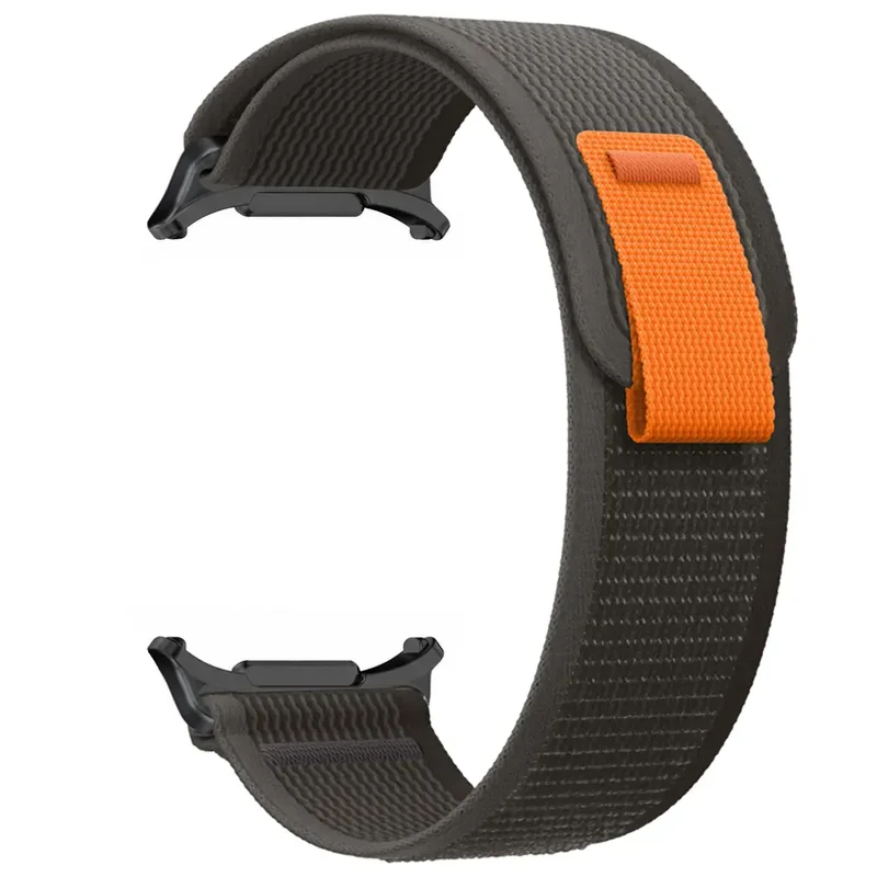 Samsung Galaxy Watch Ultra 2 Trail Nylonarmband (Schwarz/Grau)