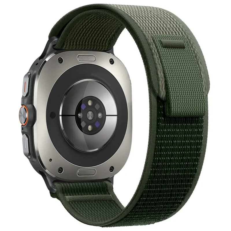 Samsung Galaxy Watch Ultra Trail Nylonarmband (Armeegrün)