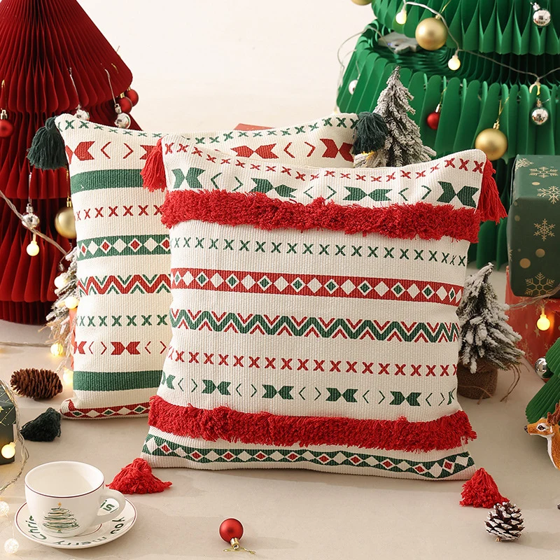 Weihnachtsbaum-Kuschelkissen