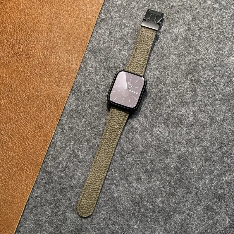 Bequem Apple Smartwatch Echtes Leder Universell Armband