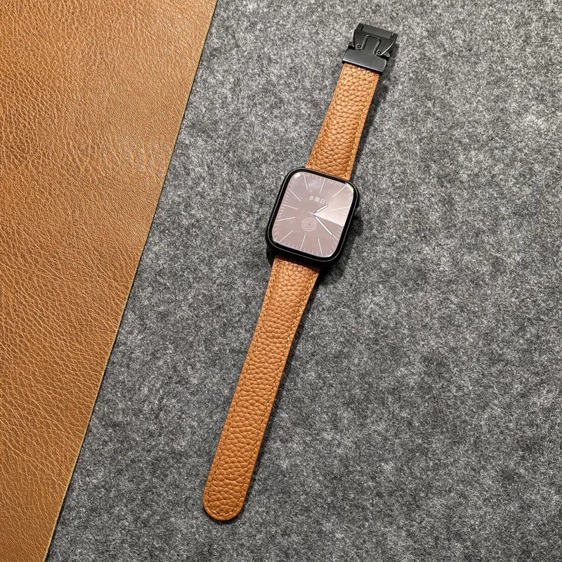 Bequem Apple Smartwatch Echtes Leder Universell Armband