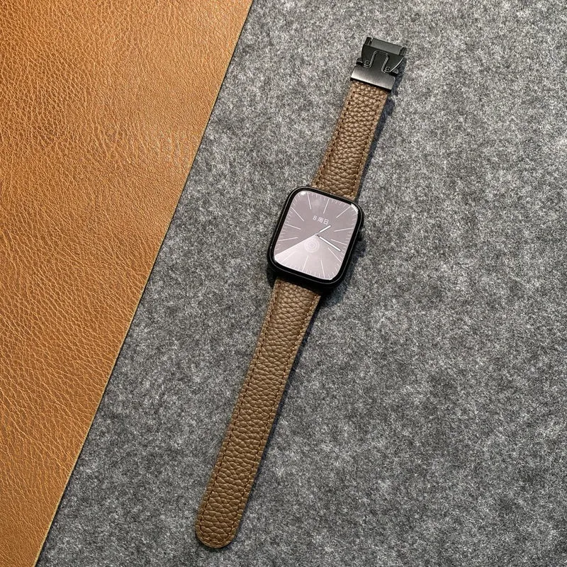 Bequem Apple Smartwatch Echtes Leder Universell Armband