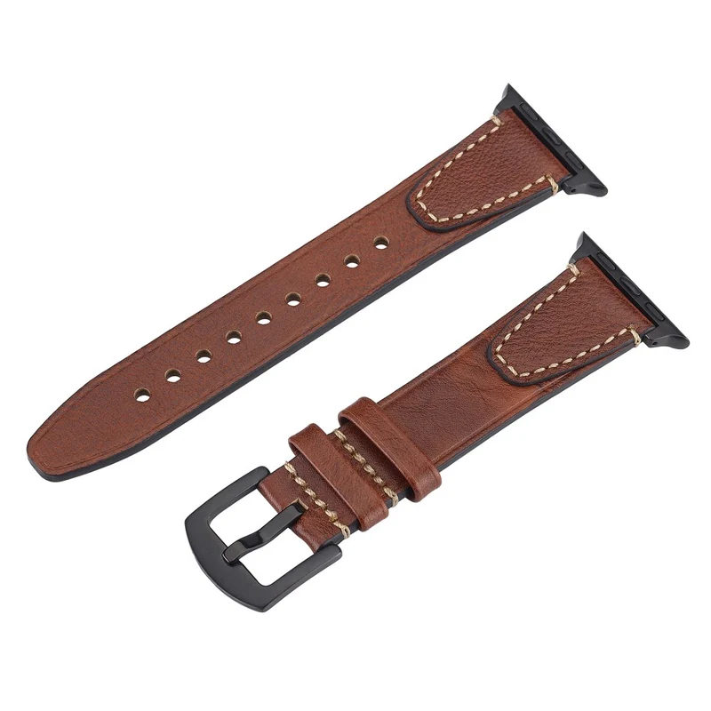 Super Cool Apple Smartwatch Echtes Leder Universell Armband
