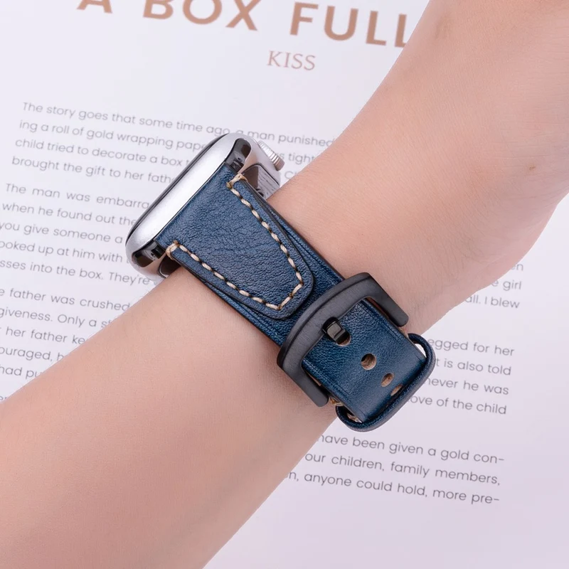 Super Cool Apple Smartwatch Echtes Leder Universell Armband