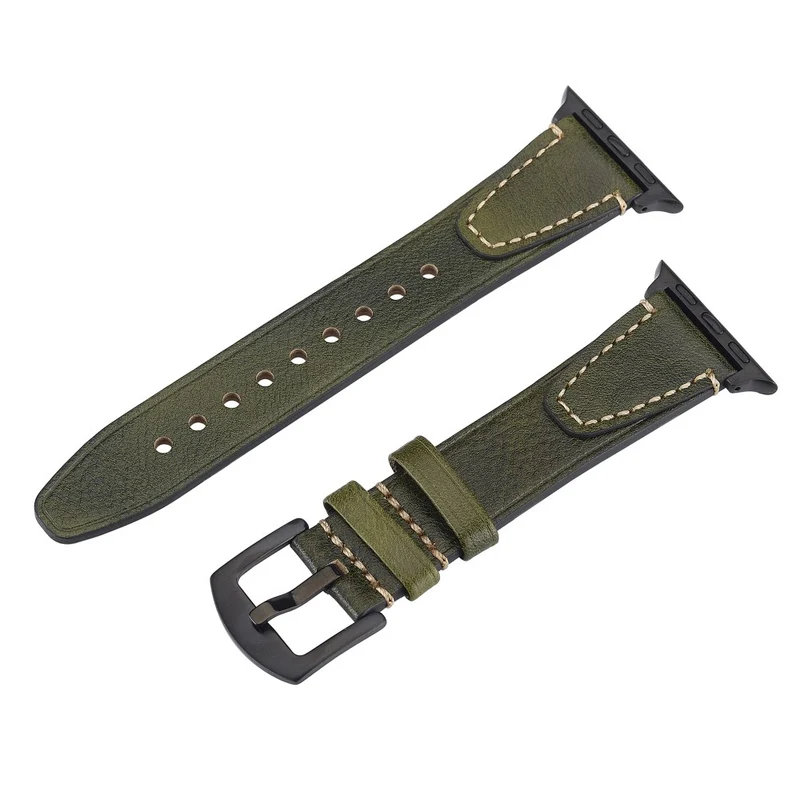 Unglaublich Elegant Apple Smartwatch Echtes Leder Universell Armband