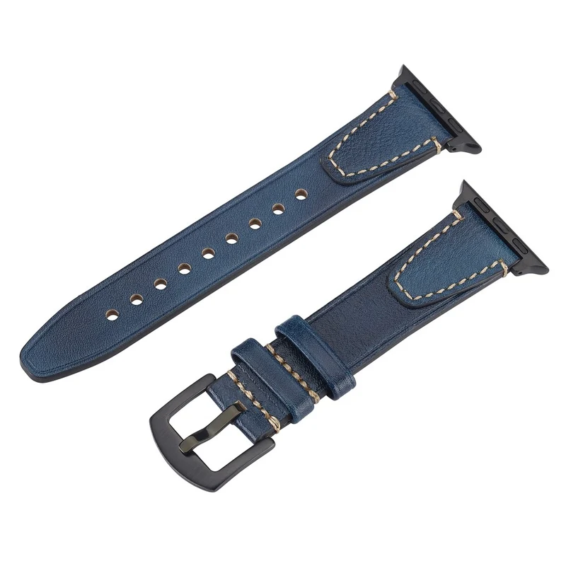 Unglaublich Elegant Apple Smartwatch Echtes Leder Universell Armband
