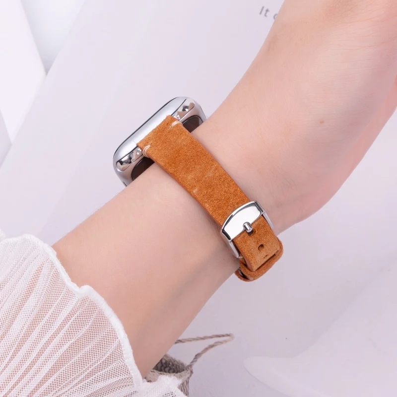 Stilvoll Apple Smartwatch Echtes Leder Universell Armband