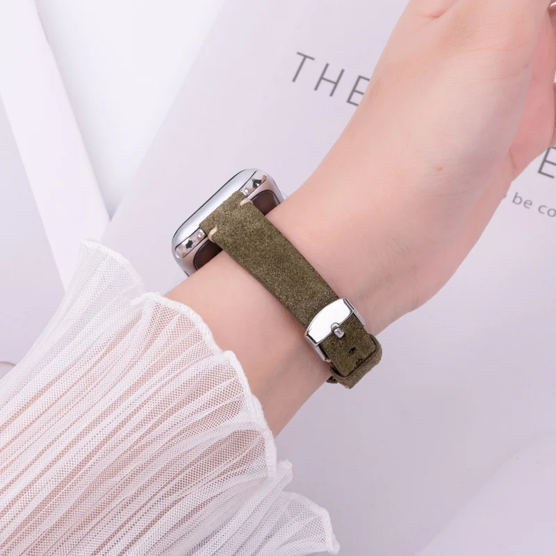 Stilvoll Apple Smartwatch Echtes Leder Universell Armband