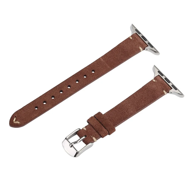 Mega Stylisch Apple Smartwatch Echtes Leder Universell Armband