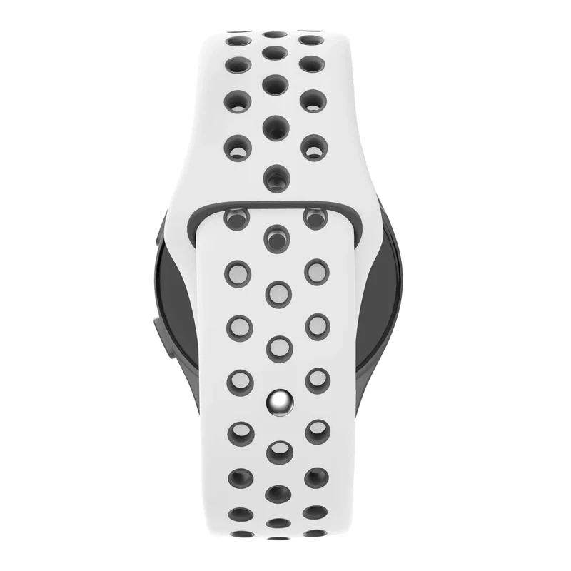 Bandz Oozoo Smartwatch 20mm Sportarmband 'Deluxe' (Weiß/Schwarz)