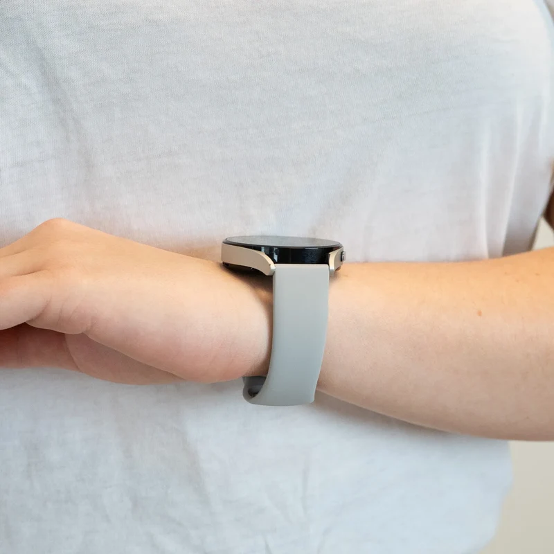 Bandz Oozoo Smartwatch 20mm Sportarmband 'Deluxe' (Grau)