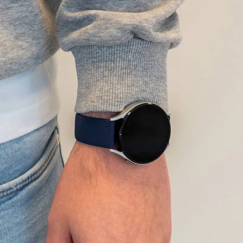 Bandz Oozoo Smartwatch 20mm Sportarmband 'Deluxe' (Dunkelblau)