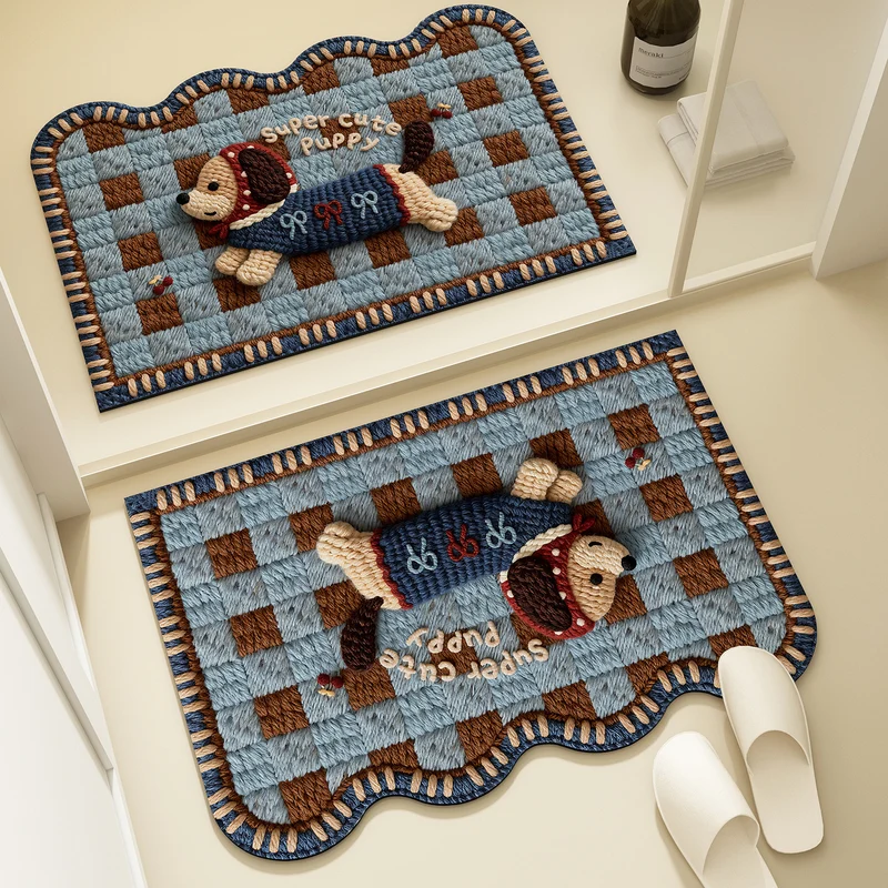 Bärenförmige Plüsch-Badematte für das Badezimmer