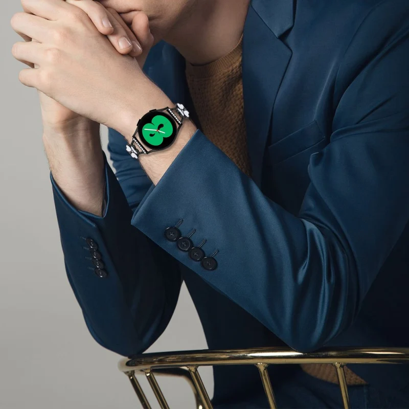 Klassisch Samsung Galaxy Watch 4 (40mm) / Samsung Galaxy Watch 4 (44mm) Metall Universell Armband