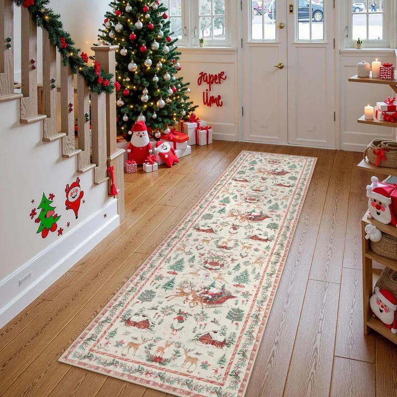 Festlicher Weihnachts-Themen Läufer für Zuhause