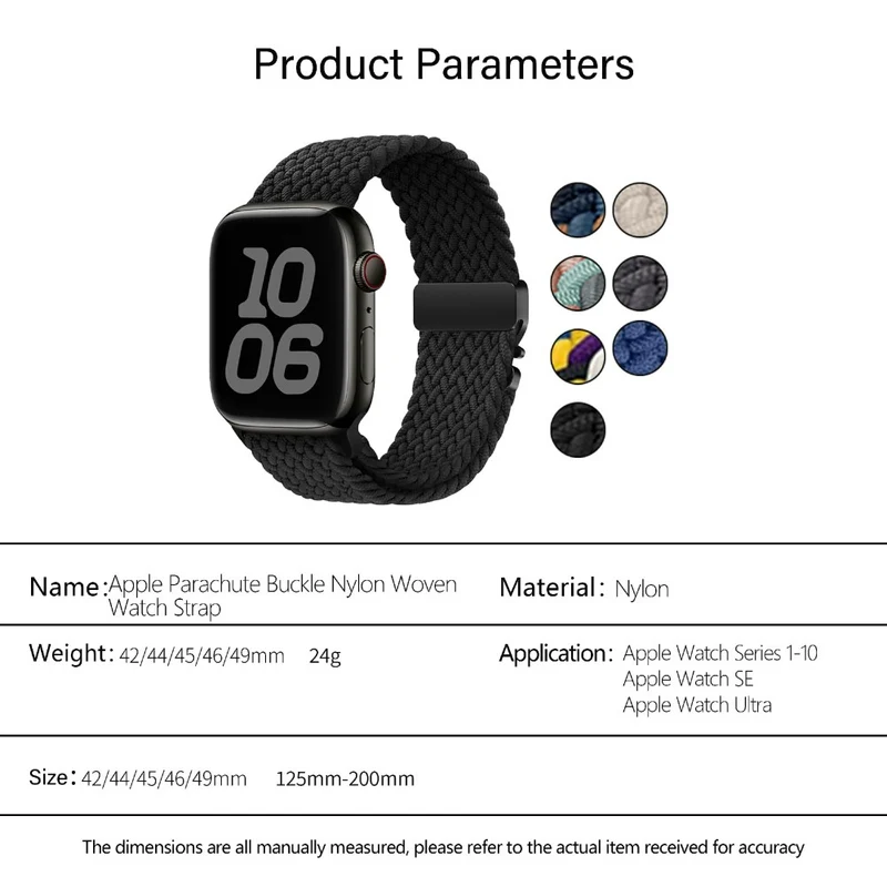 Super Haltbar Apple Smartwatch Nylon Universell Armband