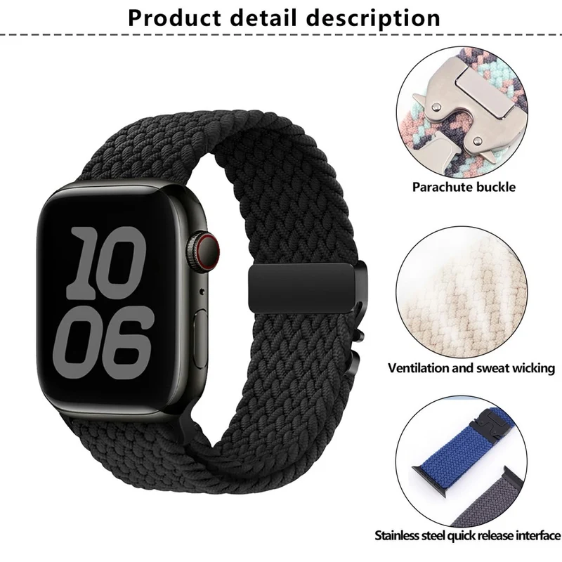 Super Haltbar Apple Smartwatch Nylon Universell Armband